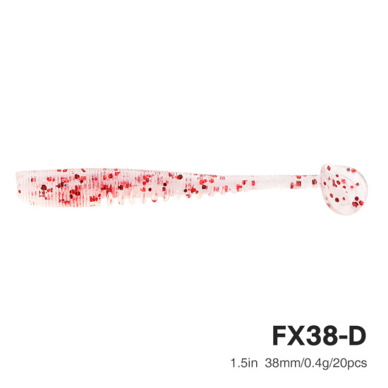 Σιλικόνη TSURINOYA FLEX ROCKFISH 38mm 0.4g (20τεμ) – Ajing & Light Game με Ουρά T-tail Σιλικόνη TSURINOYA FLEX ROCKFISH 38mm 0.4g (20τεμ) – Ajing & Light Game με Ουρά T-tail