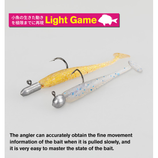 Σιλικόνη TSURINOYA FLEX ROCKFISH 38mm 0.4g (20τεμ) – Ajing & Light Game με Ουρά T-tail Σιλικόνη TSURINOYA FLEX ROCKFISH 38mm 0.4g (20τεμ) – Ajing & Light Game με Ουρά T-tail