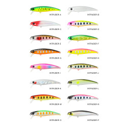 Τεχνητο  TSURINOYA INTRUDER 71S 10gr Sinking Minnow