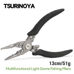 Πενσακι  TSURINOYA Fishing Pliers RS-1084 Stainless Steel 