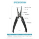 Πενσακι TSURINOYA Fishing Pliers RS-1092 Stainless Steel Πενσακι TSURINOYA Fishing Pliers RS-1092 Stainless Steel