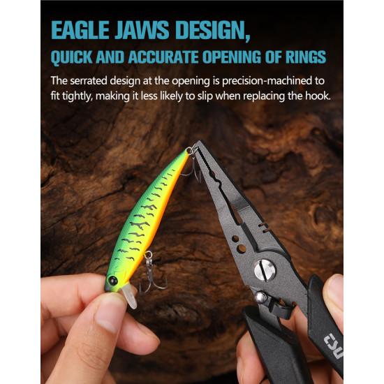 Πενσακι TSURINOYA Fishing Pliers RS-1092 Stainless Steel Πενσακι TSURINOYA Fishing Pliers RS-1092 Stainless Steel