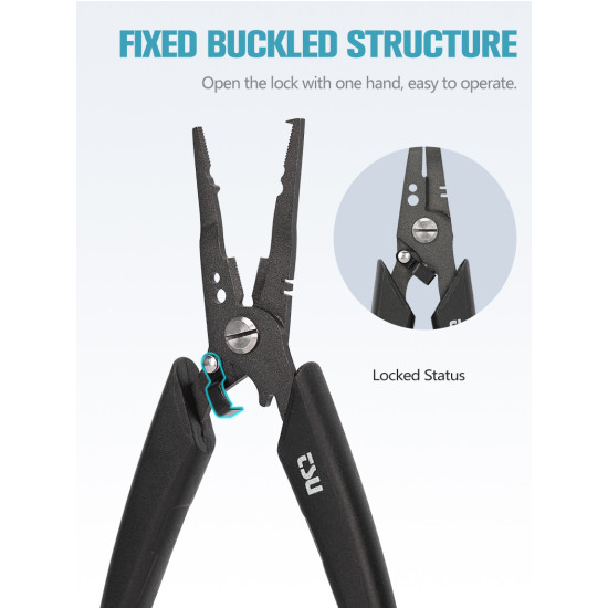 Πενσακι TSURINOYA Fishing Pliers RS-1092 Stainless Steel Πενσακι TSURINOYA Fishing Pliers RS-1092 Stainless Steel