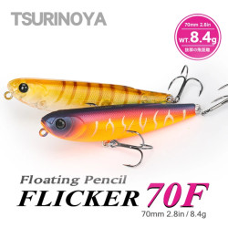 Τεχνητο  TSURINOYA FLICKER TOPWATER 8,4GR