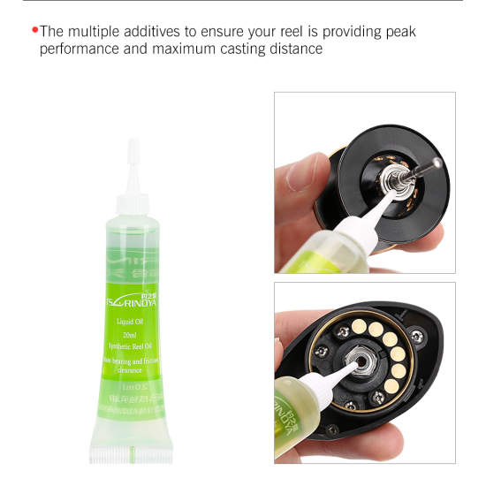 TSURINOYA Fishing Reel Maintenance Oil and Grease Bearing Lubricant oil Gear Protective Grease Casting Spinning Reel Maintenance