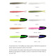 TSURINOYA FLAME Silicone Worm 1.8g 18pcs TSURINOYA FLAME Silicone Worm 1.8g 18pcs