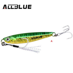 ALLBLUE New WAHOO Metal Jig Jigging Spoon 