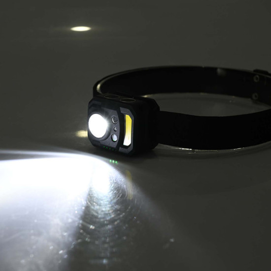 Φακος Alpin Κεφαλής Ελαφρύς Sensor 350lm,Κοκκινο+UV Cob Φακος Alpin Κεφαλής Ελαφρύς Sensor 350lm,Κοκκινο+UV Cob