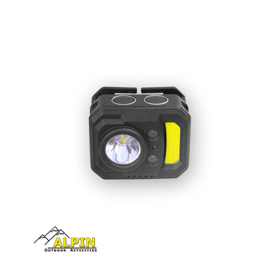 Φακος Alpin Κεφαλής Ελαφρύς Sensor 350lm,Κοκκινο+UV Cob Φακος Alpin Κεφαλής Ελαφρύς Sensor 350lm,Κοκκινο+UV Cob