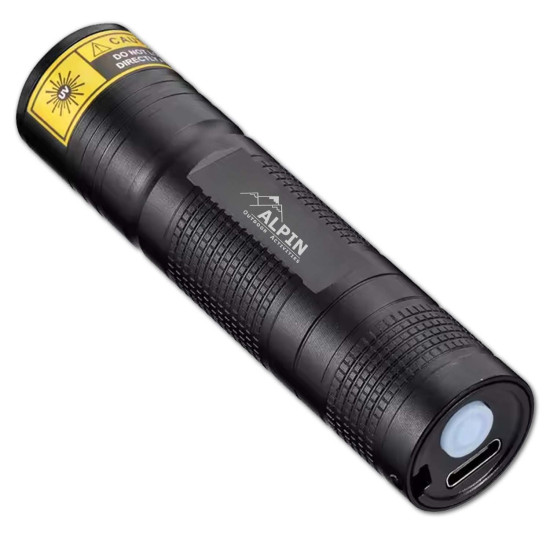 Φακος Alpin Μικρος επαναφ. Black UVLight 365nm Φακος Alpin Μικρος επαναφ. Black UVLight 365nm
