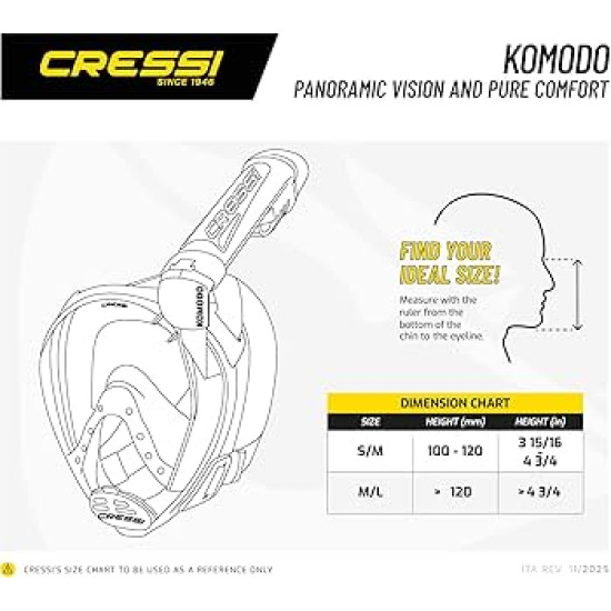 Μασκα Cressi Komodo Full Face Μασκα Cressi Komodo Full Face