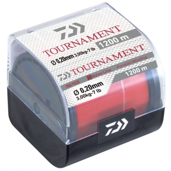 Πετονιά Daiwa Tournament 1200m Κόκκινη – Μισινέζα Surfcasting 0.20–0.37mm