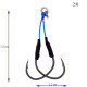 Αγκίστρια Assist MajorCraft Gekisasu Wire Rear Αγκίστρια Assist MajorCraft Gekisasu Wire Rear