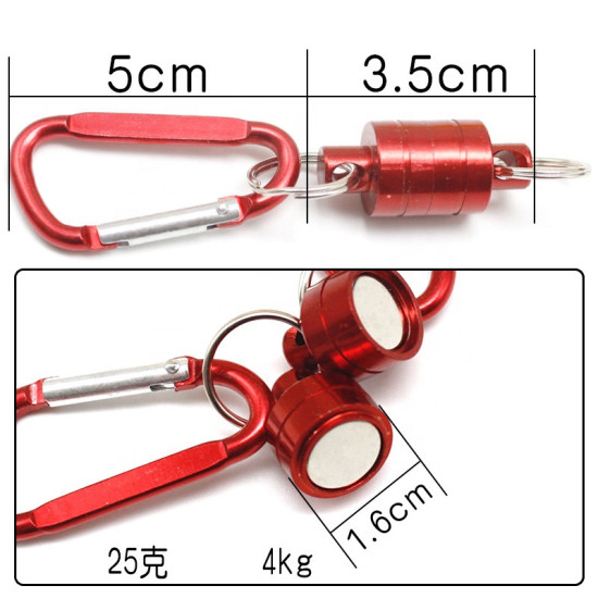 High Quality Magnetic Buckle Carabiner – Outdoor Fishing Gear – Ισχυρός Μαγνητικός Κρίκος με Κορδόνι για Απόχη & Εργαλεία High Quality Magnetic Buckle Carabiner – Outdoor Fishing Gear – Ισχυρός Μαγνητικός Κρίκος με Κορδόνι για Απόχη & Εργαλεία