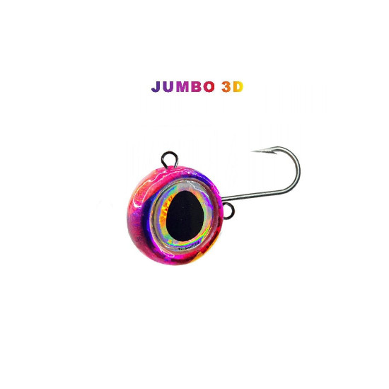 Κοντοφυλάκα (Ζόγκα) TechnoFISH Jumbo 3D με Αγκίστρι – Χειροποίητη Ολογραφική 120–260g