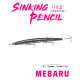 Τεχνητό Tsurinoya Sinking Pencil DW47 110mm/12g