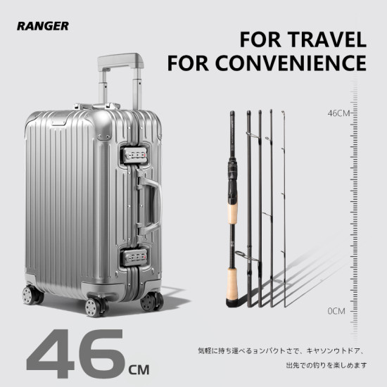 TSURINOYA Ranger S6105L-ML — Travel Καλάμι H.R.F 2.08m, 5 Τμημάτων, Carbon TSURINOYA Ranger S6105L-ML — Travel Καλάμι H.R.F 2.08m, 5 Τμημάτων, Carbon