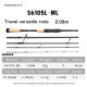 TSURINOYA Ranger S6105L-ML — Travel Καλάμι H.R.F 2.08m, 5 Τμημάτων, Carbon TSURINOYA Ranger S6105L-ML — Travel Καλάμι H.R.F 2.08m, 5 Τμημάτων, Carbon