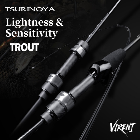 Καλάμι Ultralight Spinning TSURINOYA VIRENT – 3 Μοντέλα με SIC Guides για Finesse & LRF Καλάμι Ultralight Spinning TSURINOYA VIRENT – 3 Μοντέλα με SIC Guides για Finesse & LRF