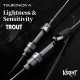 Καλάμι Ultralight Spinning TSURINOYA VIRENT – 3 Μοντέλα με SIC Guides για Finesse & LRF Καλάμι Ultralight Spinning TSURINOYA VIRENT – 3 Μοντέλα με SIC Guides για Finesse & LRF