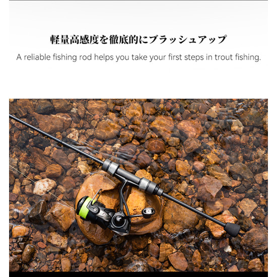Καλάμι Ultralight Spinning TSURINOYA VIRENT – 3 Μοντέλα με SIC Guides για Finesse & LRF Καλάμι Ultralight Spinning TSURINOYA VIRENT – 3 Μοντέλα με SIC Guides για Finesse & LRF