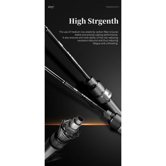 Καλάμι Ultralight Spinning TSURINOYA VIRENT – 3 Μοντέλα με SIC Guides για Finesse & LRF Καλάμι Ultralight Spinning TSURINOYA VIRENT – 3 Μοντέλα με SIC Guides για Finesse & LRF