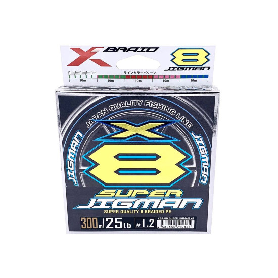 Νήμα YGK X-Braid Super Jigman x8 300m