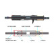 Καλαμι ECOODA Cyan Blue Full Solid ECBLF Slow Jigging Rod Καλαμι ECOODA Cyan Blue Full Solid ECBLF Slow Jigging Rod