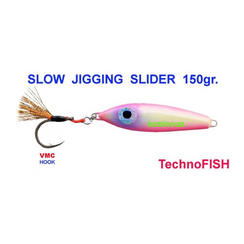 Technofish Slider 150gr slow jigging ΠΛΑΝΟΙ SLOW JIGGING
