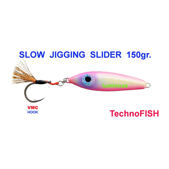 Technofish Slider 150gr slow jigging Technofish Slider 150gr slow jigging ΠΛΑΝΟΙ SLOW JIGGING