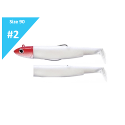 Fiiish Black Minnow 90mm Combo - 10g Off Shore - Red Head / White Fiiish Black Minnow 90mm Combo - 10g Off Shore - Red Head / White