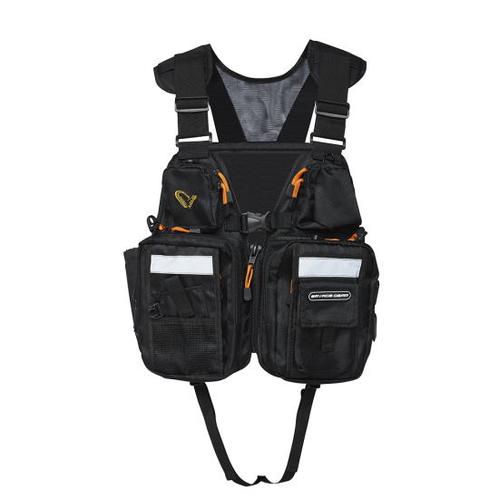 Savage Gear HITCH HIKER FISHING VEST ONE SIZE BLACK Savage Gear HITCH HIKER FISHING VEST ONE SIZE BLACK ΓΥΑΛΙΑ - ΡΟΥΧΑ - ΓΑΝΤΙΑ