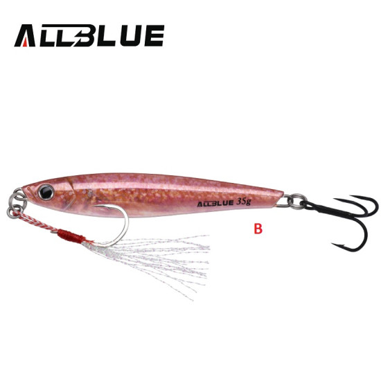 ALLBLUE Metal Jigging Spoon 35g 3D Print Laser Shardine ALLBLUE Metal Jigging Spoon 35g 3D Print Laser Shardine