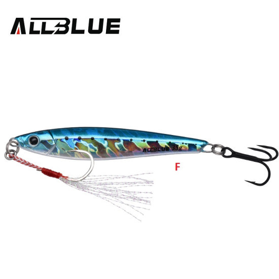 ALLBLUE Metal Jigging Spoon 35g 3D Print Laser Shardine ALLBLUE Metal Jigging Spoon 35g 3D Print Laser Shardine
