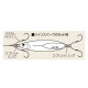 Shout Twin Spark 320-TS 3cm Assist Hooks Shout Twin Spark 320-TS 3cm Assist Hooks