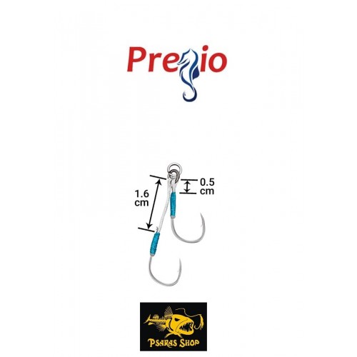 Micro Assist Hooks Διπλό ασσύμετρο Pregio SK250 ΑΓΚΙΣΤΡΙΑ
